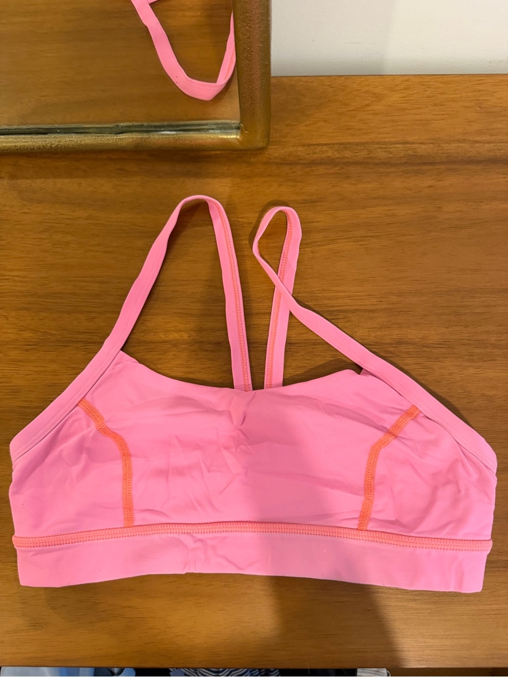 Lululemon Women’s Pink Strappy Sports Bralette
